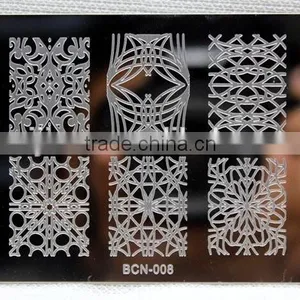 Nail DIY Tips Design Black Nail Art Image Printing Plate Polish Stamping Template Low-priced thumbnail-1
