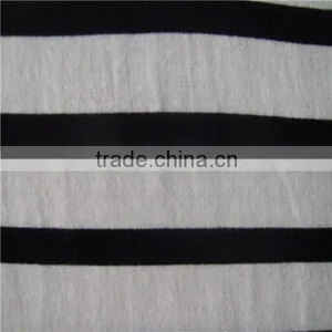 60% Cotton 40% Polyester T-shirts Fabric Stripe Single Jersey thumbnail-2