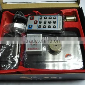 Double Cylinder Mute Integration Brainwave Lock Support Remote Contro and Smart Card PY-EL16 thumbnail-1