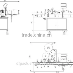 Automatic e Liquid Bottle Labeling Machine for Plastic Bottles DFD02-1 thumbnail-2