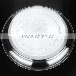 Wholesale New China Tableware Stainless Steel Steak Plate thumbnail-6