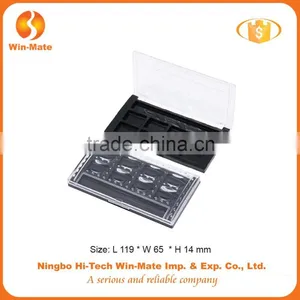Light 8 Color Clear Cap 119*65*14mm Black Eyeshadow Box Wholesale thumbnail-1