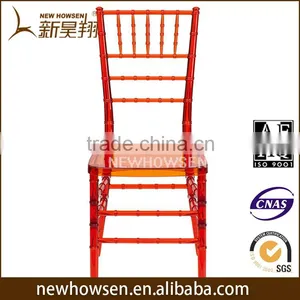Red Plastic Chiavari Chair thumbnail-1