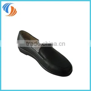 Women Black Casual Shoes PU Leather Shoes thumbnail-1