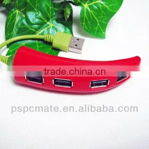 Cute Pepper Shape Usb Hub 4 Ports USB Hub Vegetables Shape Hub thumbnail-1