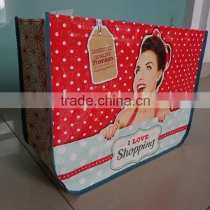 Vietnam Reusable PP Woven BOPP Laminated Shopping Bag thumbnail-1