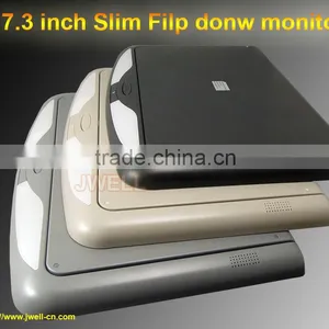 Super Slim 17.3 Inch High Definition TFT LCD Flip Down Car Monitor thumbnail-2