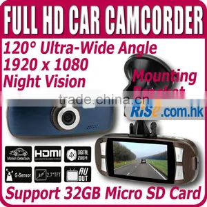 G1W 2.7" DVR Camera Cam HD Camcorder Video HDMI 1080p G-sensor Dash Car Recorder thumbnail-1