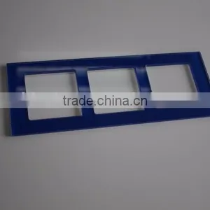 Colorful Tempered Glass Wall Light Switch Panel thumbnail-2