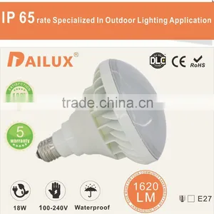 China Manufacturer Pure White Ip65 E27 E26 Base 18w Par38 Led Bulbs thumbnail-1
