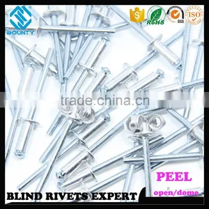 HIGH QUALITY OPEN END MANUFACTURER AL/ST BLIND PEEL TYPE RIVETS thumbnail-6