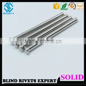 ZINC PLATED PAN HEAD STEEL SOLID RIVETS thumbnail-2