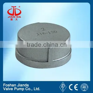 Malleable Cast Iron Threaded Round Caps thumbnail-1