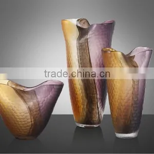 Colored Vintage Glass Decoration Vase thumbnail-1