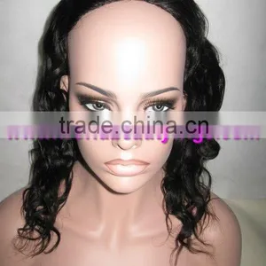 Indian Remy Wavey Half Lace Wig thumbnail-1