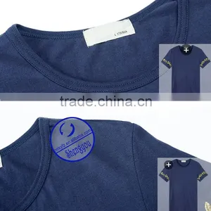 Men's Wholesale Round Neck Cotton Embroidered t Shirts thumbnail-4