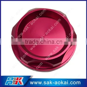 Red Fuel Cap Cover Car Oil Bottle Cap thumbnail-1