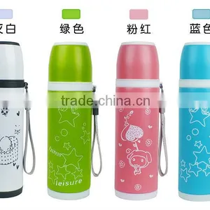 Stainless Steel Double Wall Wholesale Bullet Shaped Different Vacuum Thermos Flask thumbnail-1