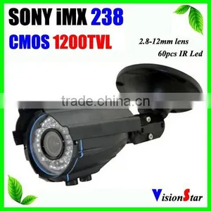 Outdoor Security Camera Systems 1200TVL 1/3"SONY IMX238+AVS05P Infrared IR Cut Waterproof CCTV Camera Varifocal Lens Camera thumbnail-2