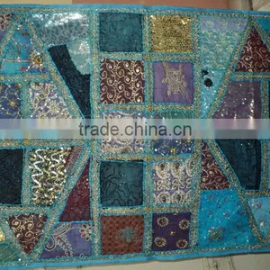 Ethnic Boho Indian Wall Hangings Patchwork Tapestry thumbnail-2