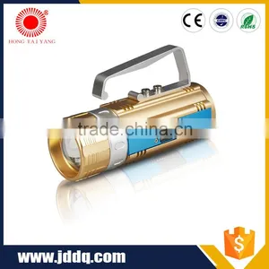 Newest Design Fashion Style Aluminium-Alloy China Best High Power Rechargeable USB Led Flashlight Torch For Fishing thumbnail-1
