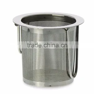 Promotional Gift Green Tea Infuser 304 Stainless Steel Simple Modern Tea Infuser Tea Strainer With Lid thumbnail-2