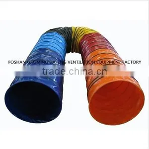 Colorful 24inch Rainbow PVC Coated Dog Agility Tunnels thumbnail-1