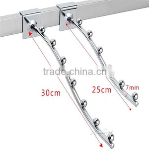 Metal Chrome Clothing Hooks Bead Hook Metal Board Hanging Hooks thumbnail-5