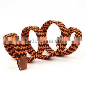 Colorful Elastic Stretch Woven/Braided Belt With Alloy Buckle/braided Elastic Stretch Belt thumbnail-6