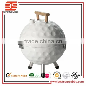Round Ball Mini Cute Style Outdoor Or Indoor BBQ Grill For Best Time thumbnail-1