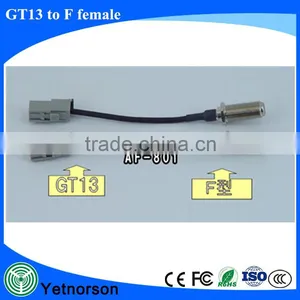 F Female to GT13 RF Cable Assembly RG174 20cm thumbnail-2