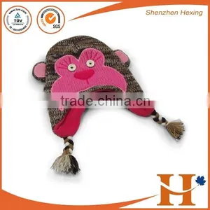 Customize High Quality Knit Hat Acrylic thumbnail-3