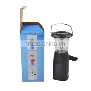 Plastic Hand Cranking High Light 6 LED Rechargeable LED Lantern thumbnail-5