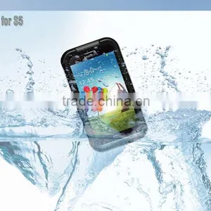 Waterproof Durable Shockproof Silicone Case Cover For Samsung Galaxy S5 I9600 thumbnail-5