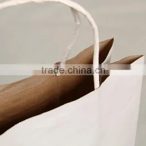 Custom Scarf Paper Packaging Bags With Twisted Rope Craft Paper Bag for Clothing Paper Bag for Gloves thumbnail-6