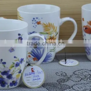 11OZ Love Forever Design Full Decal Print Coffee Cups, Shiny Surface Porcelain Mug, KL5004-11022 thumbnail-4