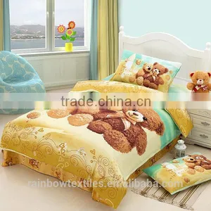 High Quality Children Teddy Pattern Comforter thumbnail-1
