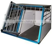 Alu Dog Cage With Separate Board thumbnail-1