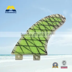 Green Carbon Reinforce Honeycomb Surfboard Fins thumbnail-1