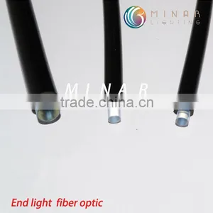PMMA Solid End Glow Emitting Multi Core Fiber Optic Cable for Swimming Pool thumbnail-3