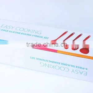 Set of 5 Factory Wholesaler High Quality Kitchenware Silicone Utensils Quality Choice thumbnail-6