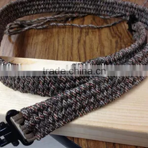 Fishtail / Trilobita Bar Style Weaving Paracord Survival Rifle Slings Hunting Gun Paracord Rifle Slings thumbnail-1