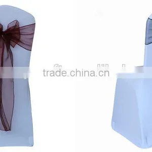Colorful Organza Spandex Chair Sashes for Wedding Party Hotel Wholesale Supplier's Choice thumbnail-4