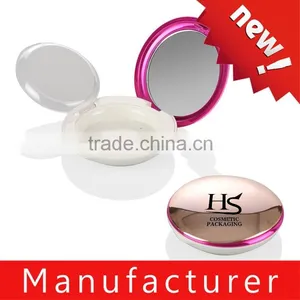 OEM Luxury Round Empty Compact Powder Case thumbnail-1