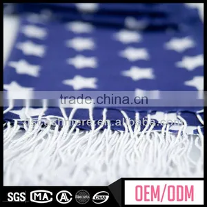 Wholesale Dark Blue Infinity Scarf, Lambwool Shawl, Women Shawls thumbnail-3