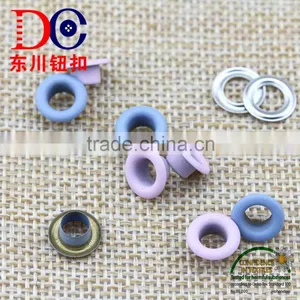Colored Color and Nickel-Free Feature Brass Metal Shoe Eyelets thumbnail-3