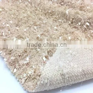 Polyester Loop Gage Needle Terry Knitted Sweater Cloth Fabric thumbnail-1
