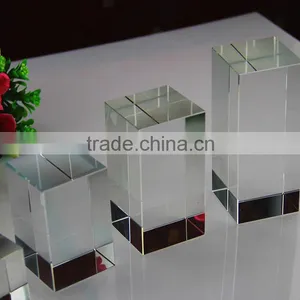 China Jnghua 3d Laser Engraving Glass Block Cheap thumbnail-3