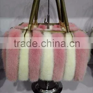 Wholesale Price Lady Mink Fur Hand Bag, Fashion Lady Bag, Ladies Shoulder Bags thumbnail-3