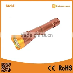 6614 Aluminum Rechargeable Output 18650 Emergency USB Mobile Flashlight Power Bank thumbnail-1